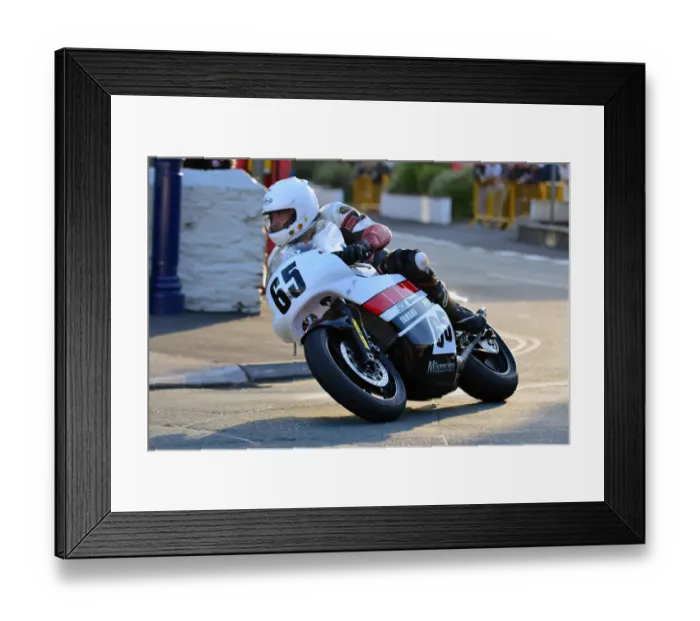 Framed Print : David Crussell (Yamaha) 2013 Formula One Classic TT Framed Print : David Crussell (Yamaha) 2013 Formula One Classic TT