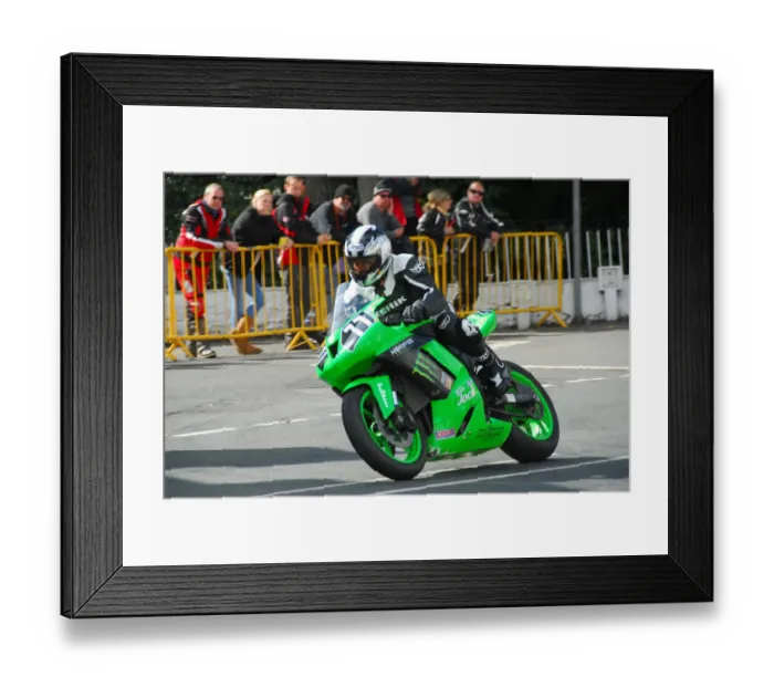 Framed Print : J B Toner (Kawasaki) 2014 Junior Manx Grand Prix Framed Print : J B Toner (Kawasaki) 2014 Junior Manx Grand Prix