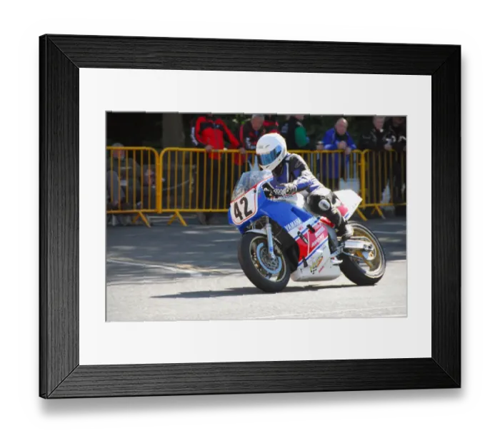 Framed Print : Michael Hand (Yamaha) 2014 Formula One Classic TT Framed Print : Michael Hand (Yamaha) 2014 Formula One Classic TT