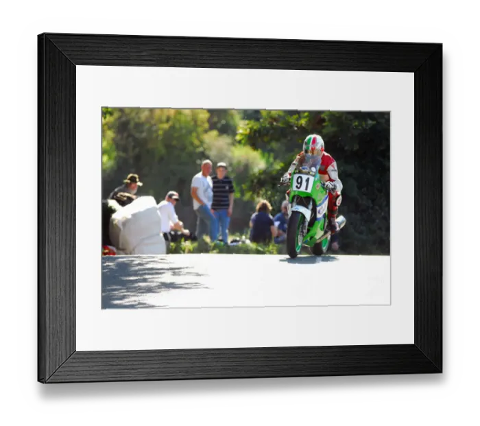 Framed Print : Keith McKay (Kawasaki) 2014 Formula One Classic TT Framed Print : Keith McKay (Kawasaki) 2014 Formula One Classic TT