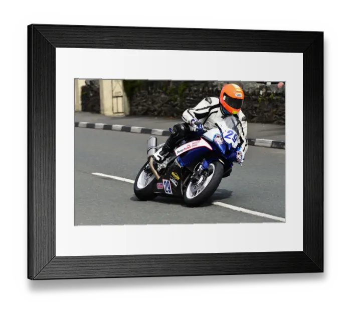Framed Print : Rodger Wibberley (Yamaha) 2013 Junior Manx Grand Prix Framed Print : Rodger Wibberley (Yamaha) 2013 Junior Manx Grand Prix