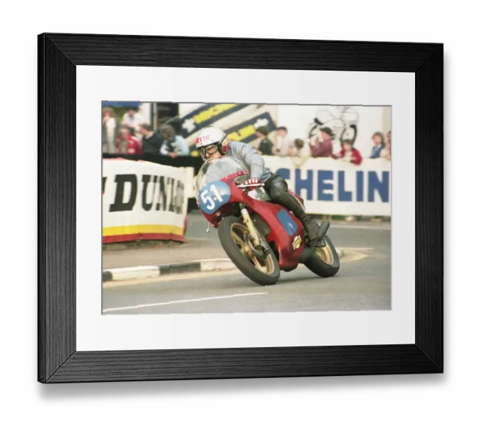 Framed Print : Walter Dawson (Maxton Yamaha) 1983 350c TT Framed Print : Walter Dawson (Maxton Yamaha) 1983 350c TT