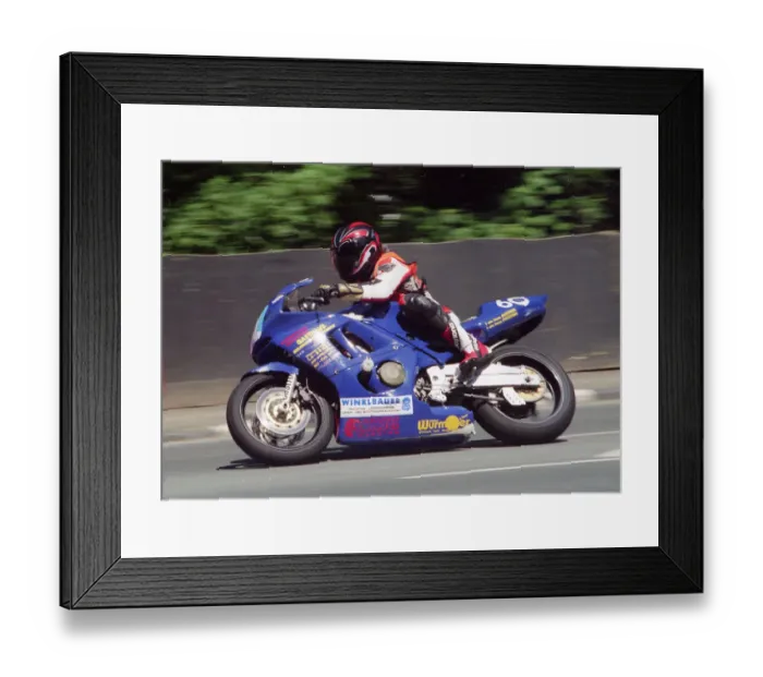 Framed Print : Werner Pohler (Honda) 2000 Junior TT Framed Print : Werner Pohler (Honda) 2000 Junior TT