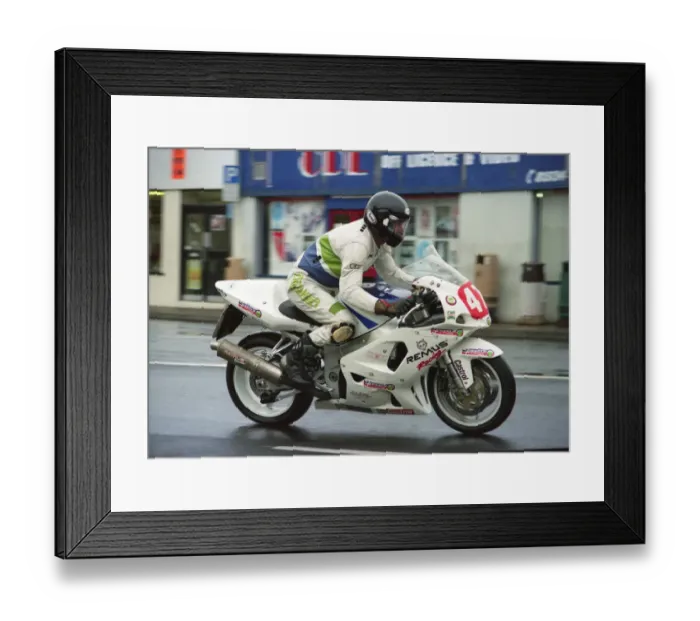 Framed Print : Robert J Price (Suzuki) 2000 Production TT Framed Print : Robert J Price (Suzuki) 2000 Production TT