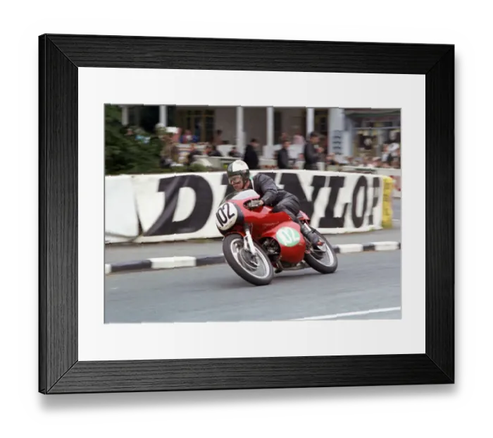 Framed Print : Tom Finlay (Aermacchi) 1965 Lightweight TT Framed Print : Tom Finlay (Aermacchi) 1965 Lightweight TT