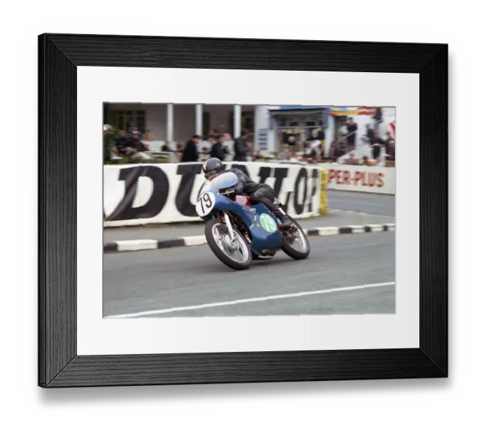 Framed Print : Brian Richards (DMW) 1965 Lightweight TT