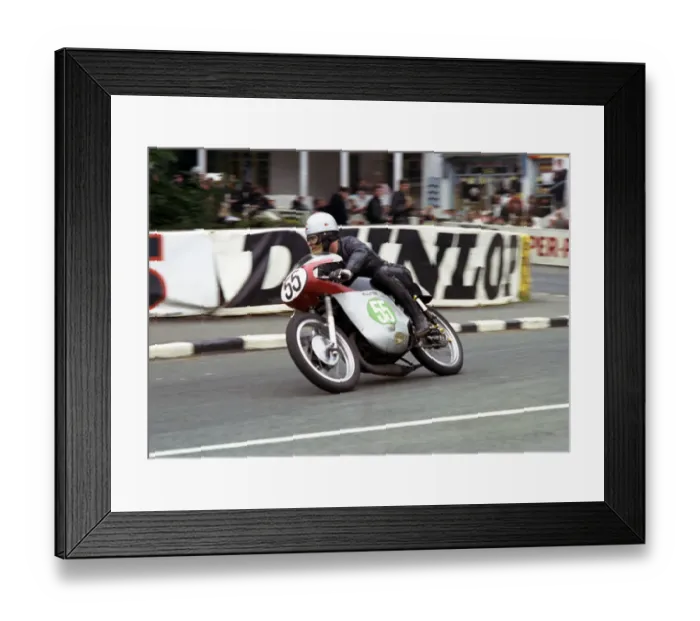 Framed Print : Brian Prangnell (Bultaco) 1965 Lightweight TT Framed Print : Brian Prangnell (Bultaco) 1965 Lightweight TT
