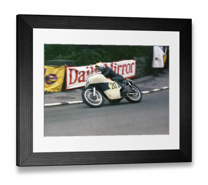 Framed Print : Michelle Duff (Matchless) 1965 Senior TT Framed Print : Michelle Duff (Matchless) 1965 Senior TT