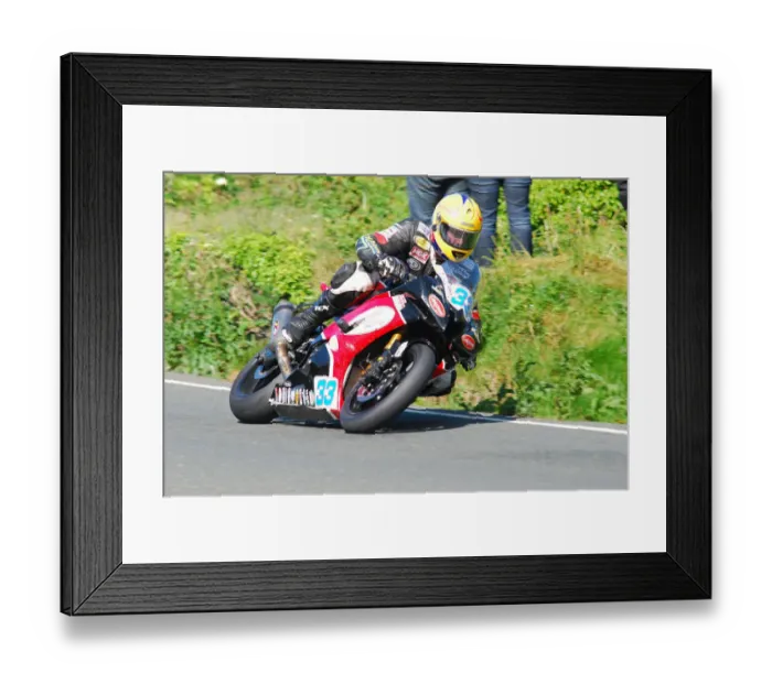Framed Print : John Burrows (Yamaha) 2010 Supersport TT Framed Print : John Burrows (Yamaha) 2010 Supersport TT