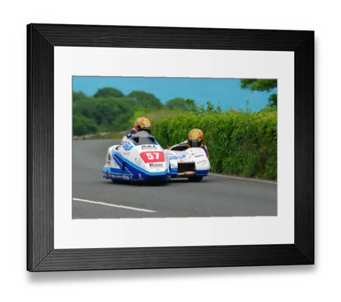 Framed Print : Michael Grabmuller & Stefan Trautner (LCR Honda) 2010 Sidecar TT Framed Print : Michael Grabmuller & Stefan Trautner (LCR Honda) 2010 Sidecar TT