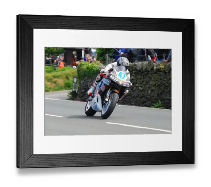 Framed Print : Michal Dukoupil (Kawasaki) 2010 Supersport TT Framed Print : Michal Dukoupil (Kawasaki) 2010 Supersport TT