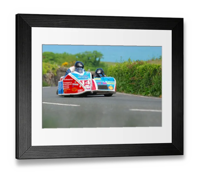 Framed Print : Greg Lambert & Jason Slous (GLR Honda) 2010 Sidecar TT Framed Print : Greg Lambert & Jason Slous (GLR Honda) 2010 Sidecar TT