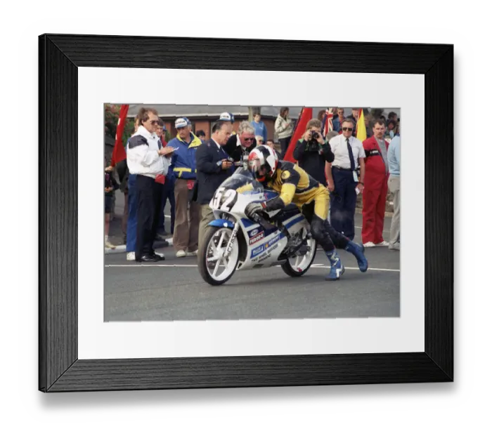 Framed Print : Ian Lougher (Honda) 1990 Ultra Lightweight TT Framed Print : Ian Lougher (Honda) 1990 Ultra Lightweight TT