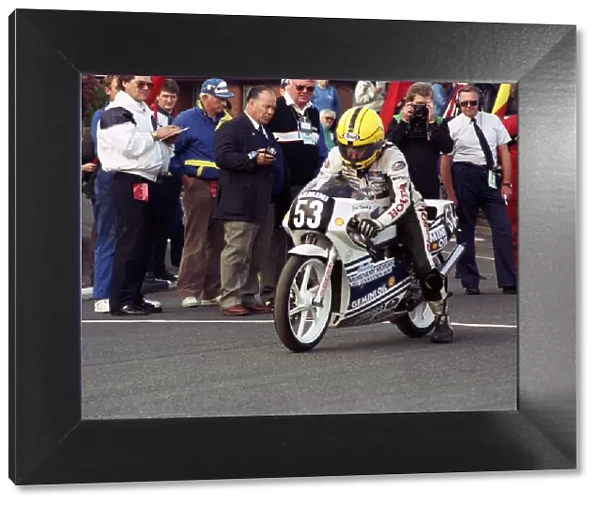 Joey Dunop (Honda) 1990 Ultra Lightweight TT
