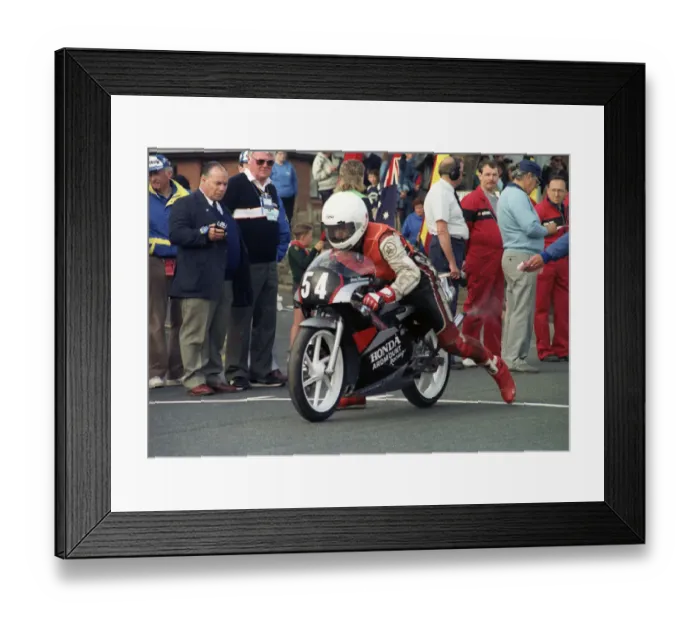 Framed Print : Gary Stevenson (Honda) 1990 Ultra Lightweight TT Framed Print : Gary Stevenson (Honda) 1990 Ultra Lightweight TT