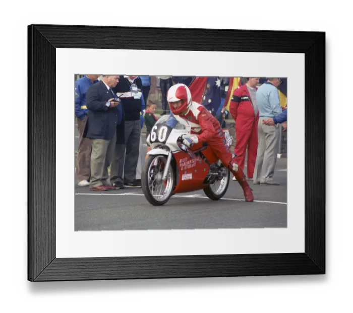 Framed Print : Peter Wakefield (Honda) 1990 Ultra Lightweight TT Framed Print : Peter Wakefield (Honda) 1990 Ultra Lightweight TT