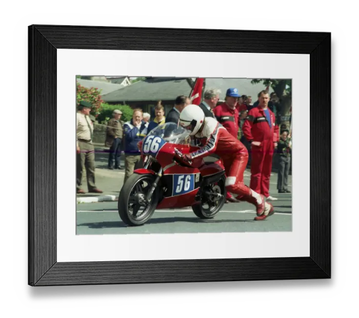 Framed Print : John Hogg (Rotax) 1990 Junior TT Framed Print : John Hogg (Rotax) 1990 Junior TT