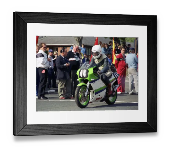 Framed Print : Robert J Price (Kawasaki) 1990 Lightweight 400 TT Framed Print : Robert J Price (Kawasaki) 1990 Lightweight 400 TT