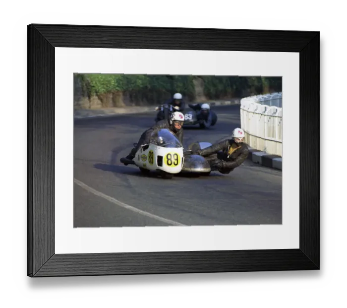Framed Print : M Wharton-Harrison & M Raistrick (BSA) 1971 750 Sidecar TT Framed Print : M Wharton-Harrison & M Raistrick (BSA) 1971 750 Sidecar TT