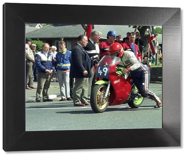 Chris Petty (Kawasaki) 1990 Junior TT