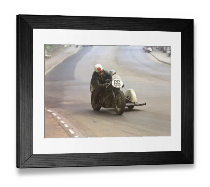 Framed Print : Ron Cave & R C Osborn (BSA) 1970 500 Sidecar TT Framed Print : Ron Cave & R C Osborn (BSA) 1970 500 Sidecar TT