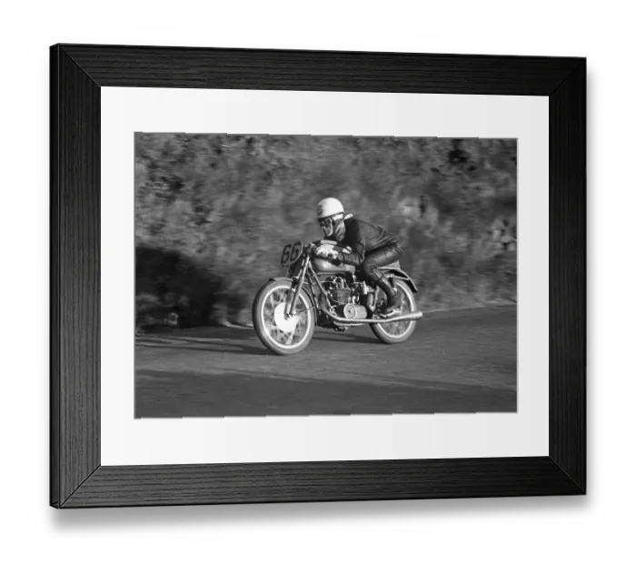 Framed Print : Bill Webster (MV) 1953 Ultra Lightweight TT Framed Print : Bill Webster (MV) 1953 Ultra Lightweight TT