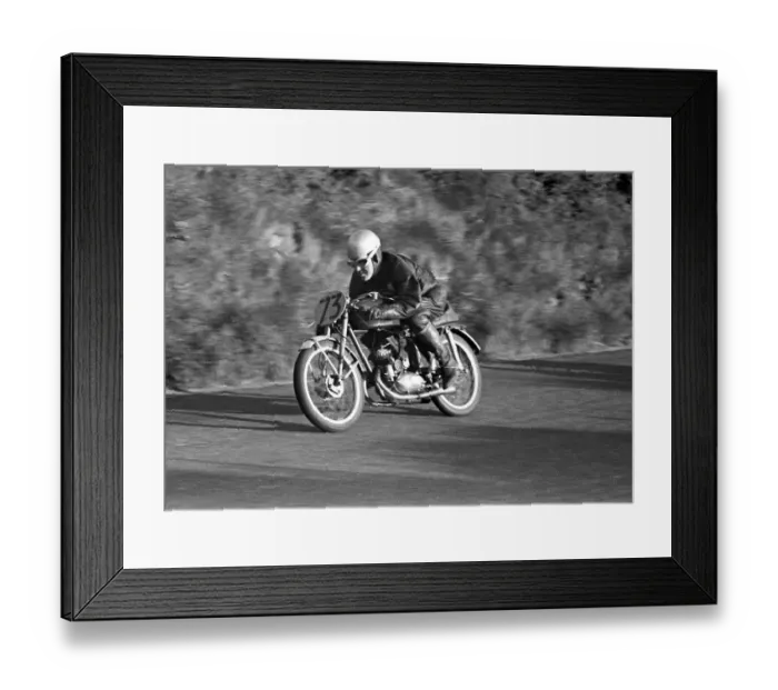 Framed Print : Lionel French (Sulby EMC) 1953 Ultra Lightweight TT practice Framed Print : Lionel French (Sulby EMC) 1953 Ultra Lightweight TT practice