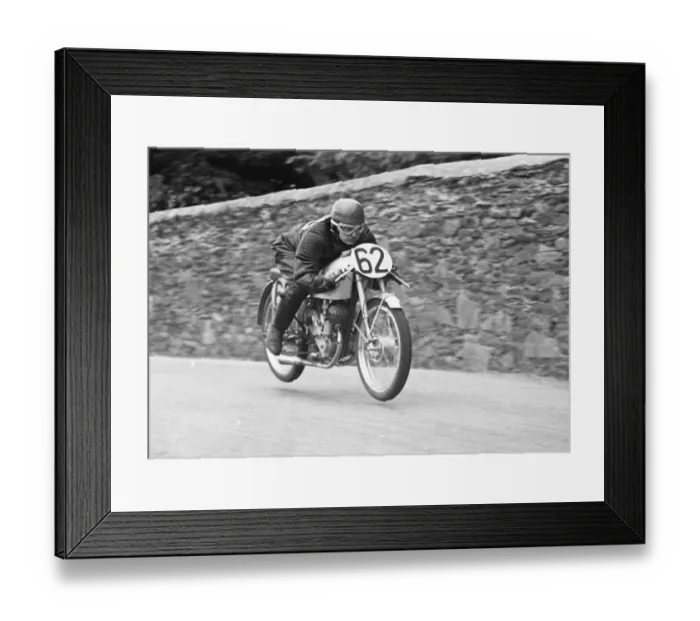 Framed Print : Frank Burman (EMC Puch) 1952 Ultra Lightweight TT Framed Print : Frank Burman (EMC Puch) 1952 Ultra Lightweight TT