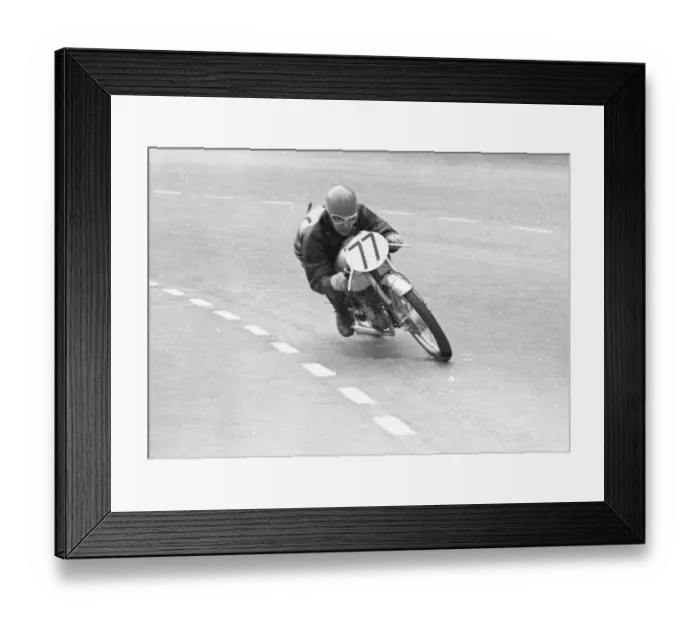 Framed Print : Noel Mavrogordato (EMC Puch) 1952 Ultra Lightweight TT Framed Print : Noel Mavrogordato (EMC Puch) 1952 Ultra Lightweight TT