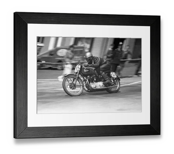 Framed Print : John Mason (Ariel) 1953 Senior Clubman TT Framed Print : John Mason (Ariel) 1953 Senior Clubman TT