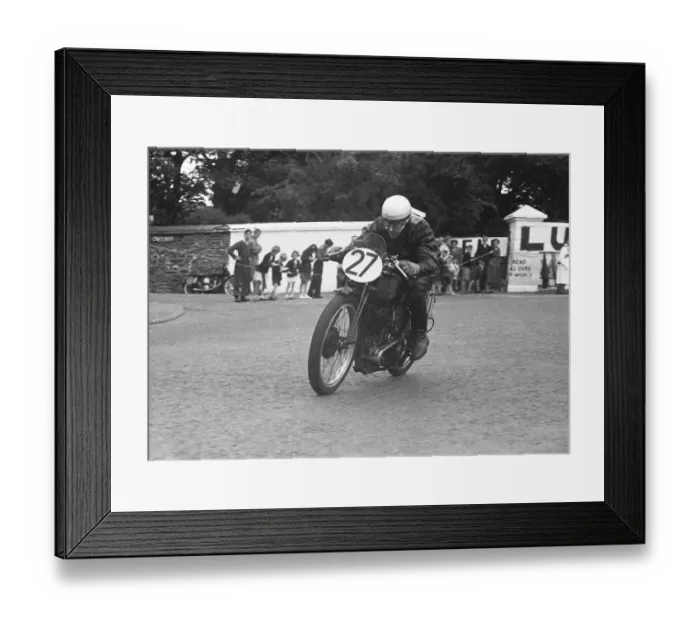 Framed Print : Sven Sorensen (Excelsior) 1953 Lightweight TT Framed Print : Sven Sorensen (Excelsior) 1953 Lightweight TT