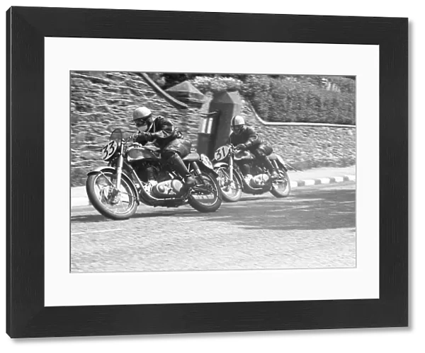 Alf Hagon (Norton) & Sam Seston (Norton) 1953 Senior Clubman TT