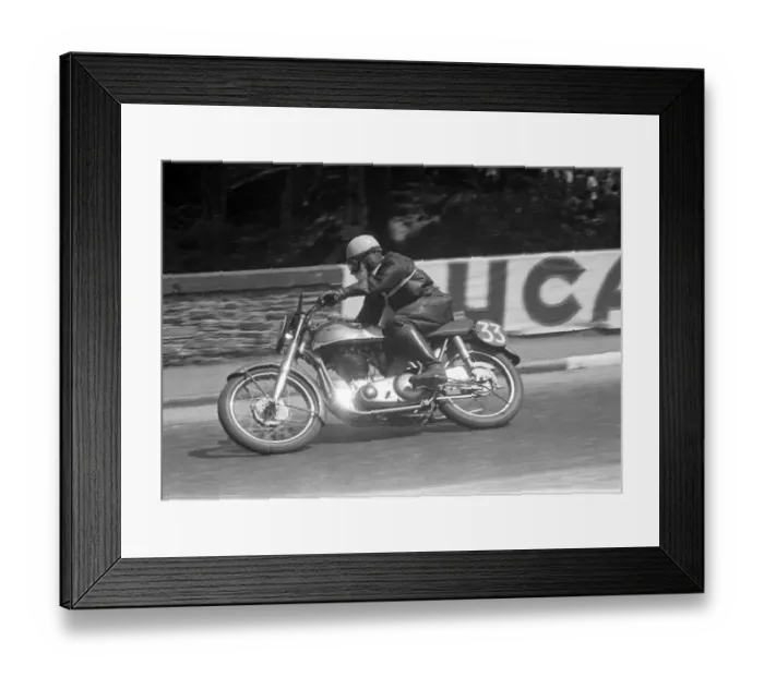 Framed Print : Alf Hagon (Norton) 1953 Senior Clubman TT
