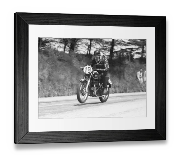 Framed Print : E C Little (Matchless) 1953 Senior Clubman TT Framed Print : E C Little (Matchless) 1953 Senior Clubman TT