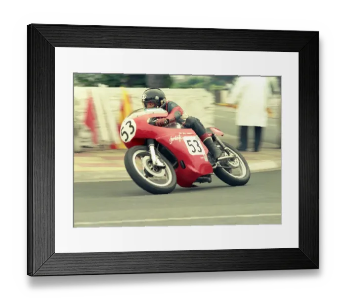 Framed Print : John Ruth (Norton) 1987 Classic Manx Grand Prix Framed Print : John Ruth (Norton) 1987 Classic Manx Grand Prix