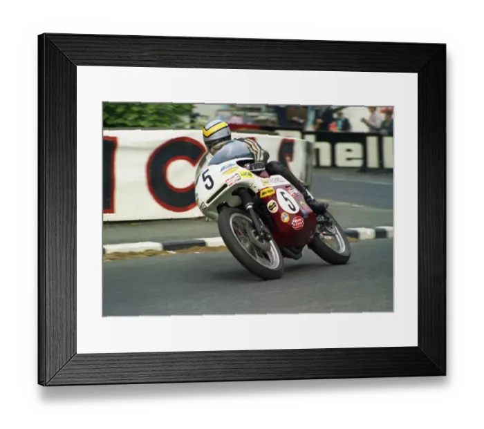 Framed Print : Ray Pickrell (BSA) 1971 Formula 750 TT Framed Print : Ray Pickrell (BSA) 1971 Formula 750 TT