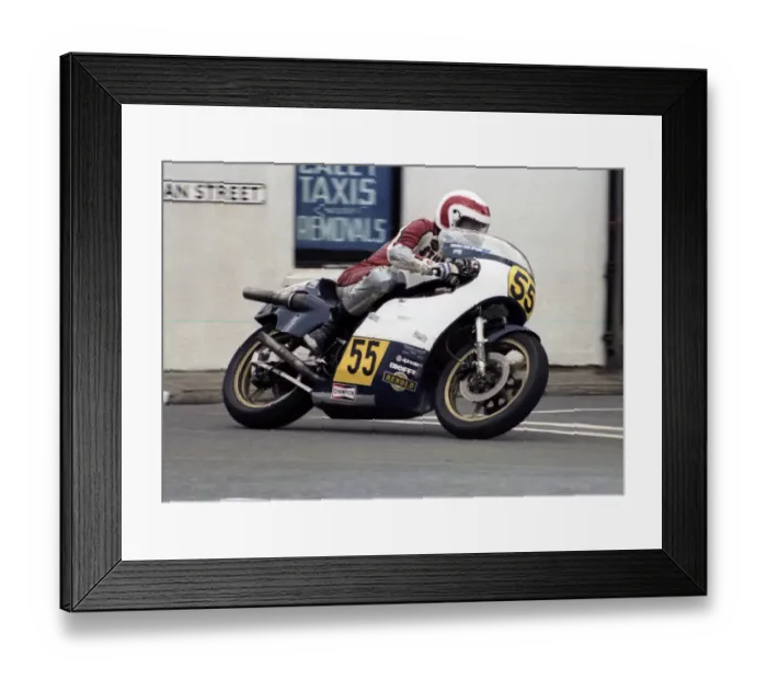 Framed Print : Stuart Jones (Suzuki) 1981 Senior TT Framed Print : Stuart Jones (Suzuki) 1981 Senior TT