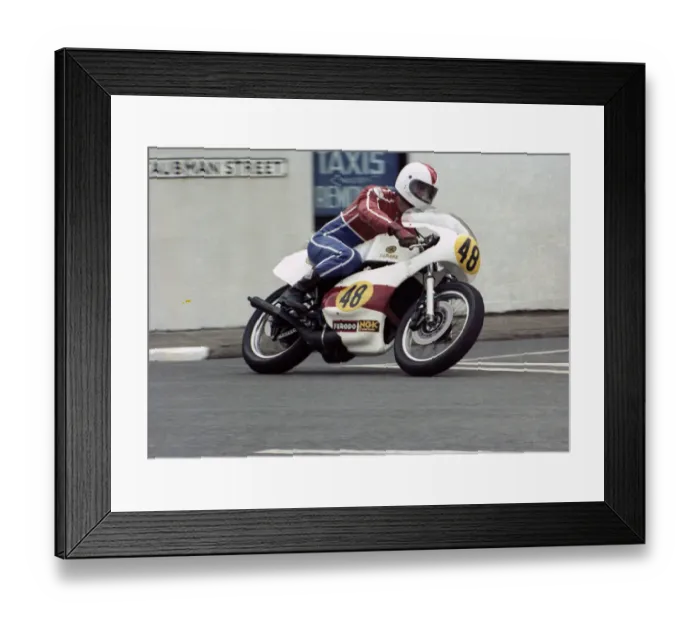 Framed Print : Graham Brown (Yamaha) 1981 Senior TT Framed Print : Graham Brown (Yamaha) 1981 Senior TT