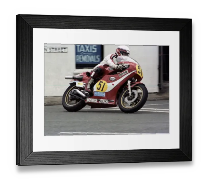 Framed Print : Klaus Klein (Suzuki) 1981 Senior TT Framed Print : Klaus Klein (Suzuki) 1981 Senior TT