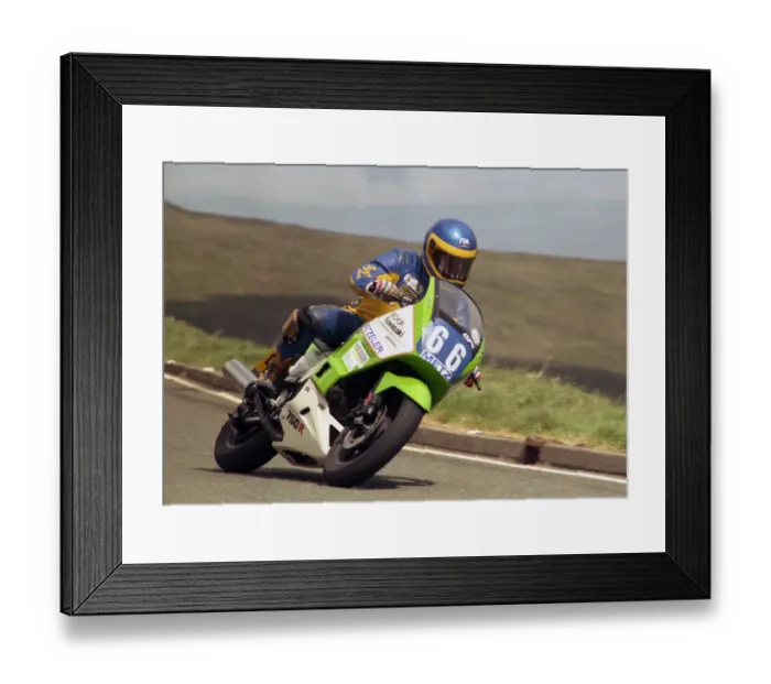 Framed Print : Nigel Verity (Kawasaki) 1988 Production B TT Framed Print : Nigel Verity (Kawasaki) 1988 Production B TT