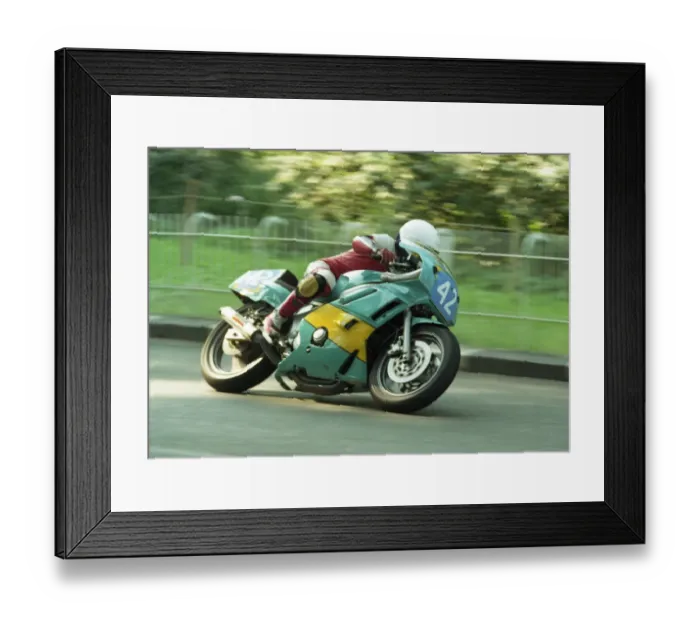 Framed Print : Rob Robinson (Yamaha) 1991 Newcomers Manx Grand Prix Framed Print : Rob Robinson (Yamaha) 1991 Newcomers Manx Grand Prix