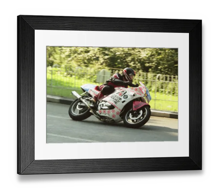 Framed Print : Paul Harbison (Kawasaki) 1991 Newcomers Manx Grand Prix Framed Print : Paul Harbison (Kawasaki) 1991 Newcomers Manx Grand Prix