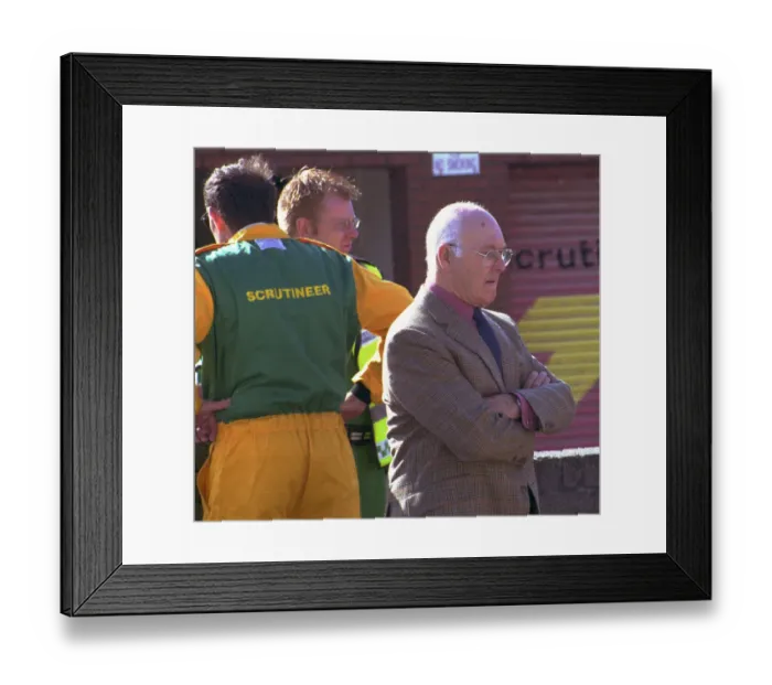 Framed Print : Murray Walker 2003 Manx Grand Prix Framed Print : Murray Walker 2003 Manx Grand Prix