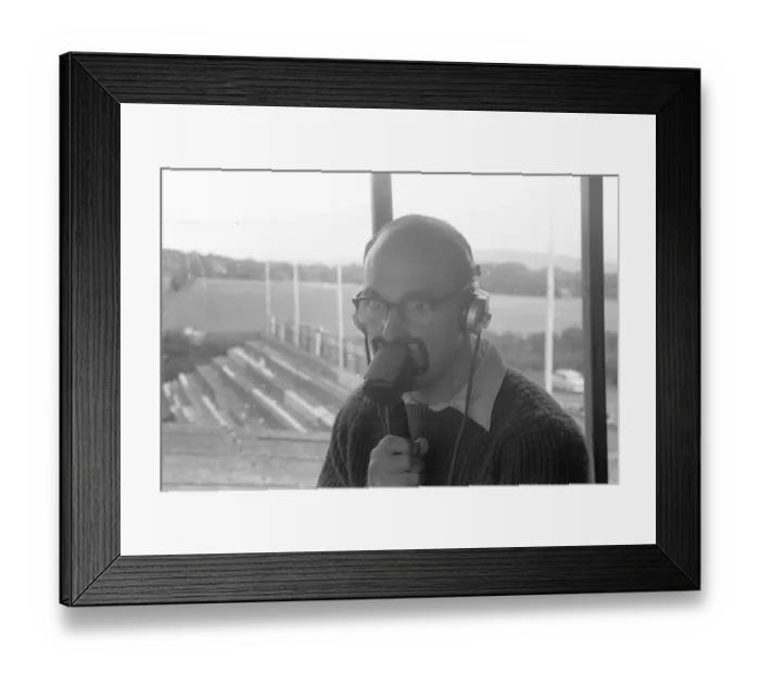 Framed Print : Murray Walker 1957 Manx Grand Prix Framed Print : Murray Walker 1957 Manx Grand Prix