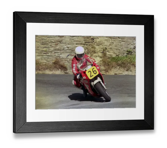 Framed Print : Pete Beale (Yamaha) 1987 Senior Manx Grand Prix Framed Print : Pete Beale (Yamaha) 1987 Senior Manx Grand Prix