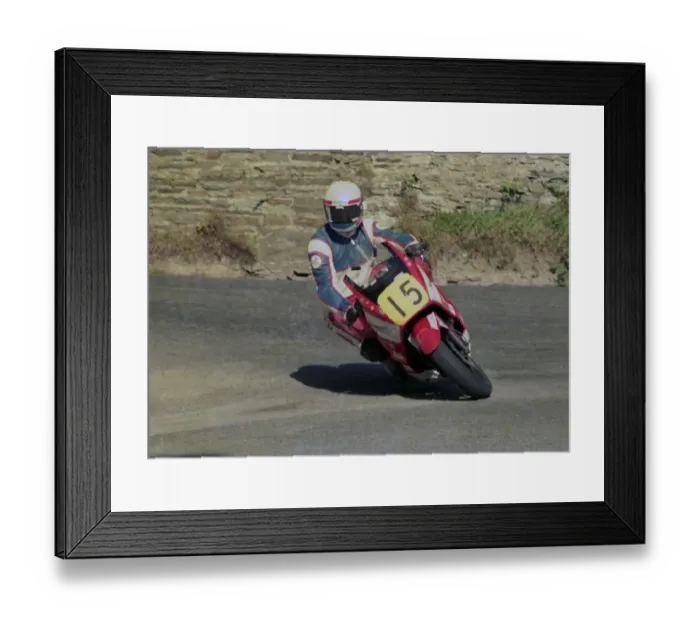 Framed Print : Paul Hunt (Kawasaki) 1987 Senior Manx Grand Prix Framed Print : Paul Hunt (Kawasaki) 1987 Senior Manx Grand Prix