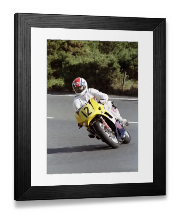 Framed Print : Graham Kerr (Yamaha) 1994 Newcomers Manx Grand Prix Framed Print : Graham Kerr (Yamaha) 1994 Newcomers Manx Grand Prix