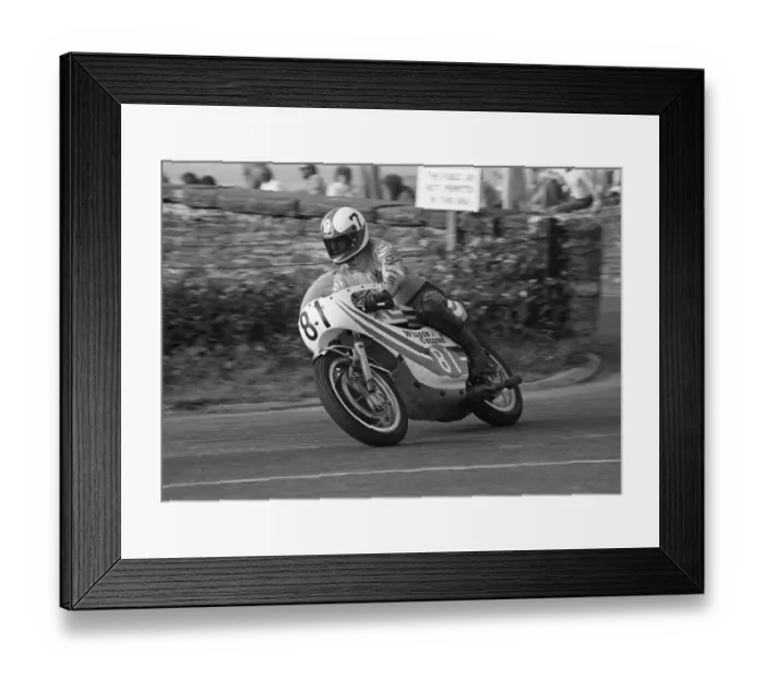 Framed Print : Mike Kneen (Yamaha) 1978 Southern 100 Framed Print : Mike Kneen (Yamaha) 1978 Southern 100