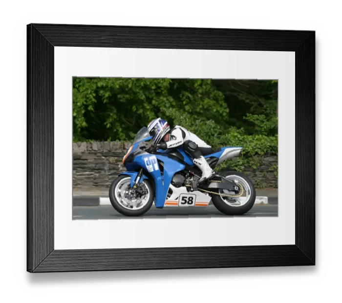 Framed Print : David Johnson (Honda) 2010 Superbike TT Framed Print : David Johnson (Honda) 2010 Superbike TT