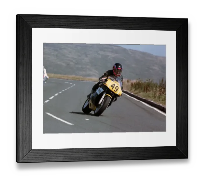Framed Print : John McBride (Honda) 1994 Senior Manx Grand Prix Framed Print : John McBride (Honda) 1994 Senior Manx Grand Prix